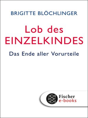 cover image of Lob des Einzelkindes